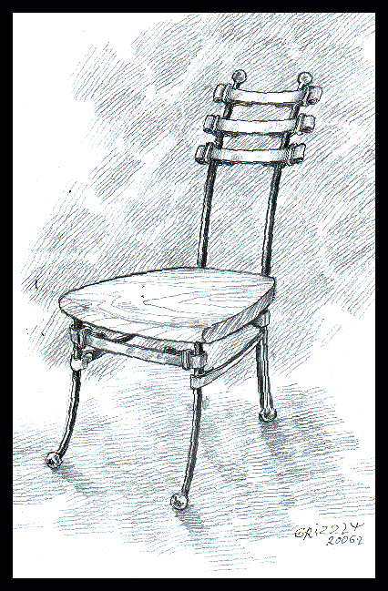 Кованый стул 11